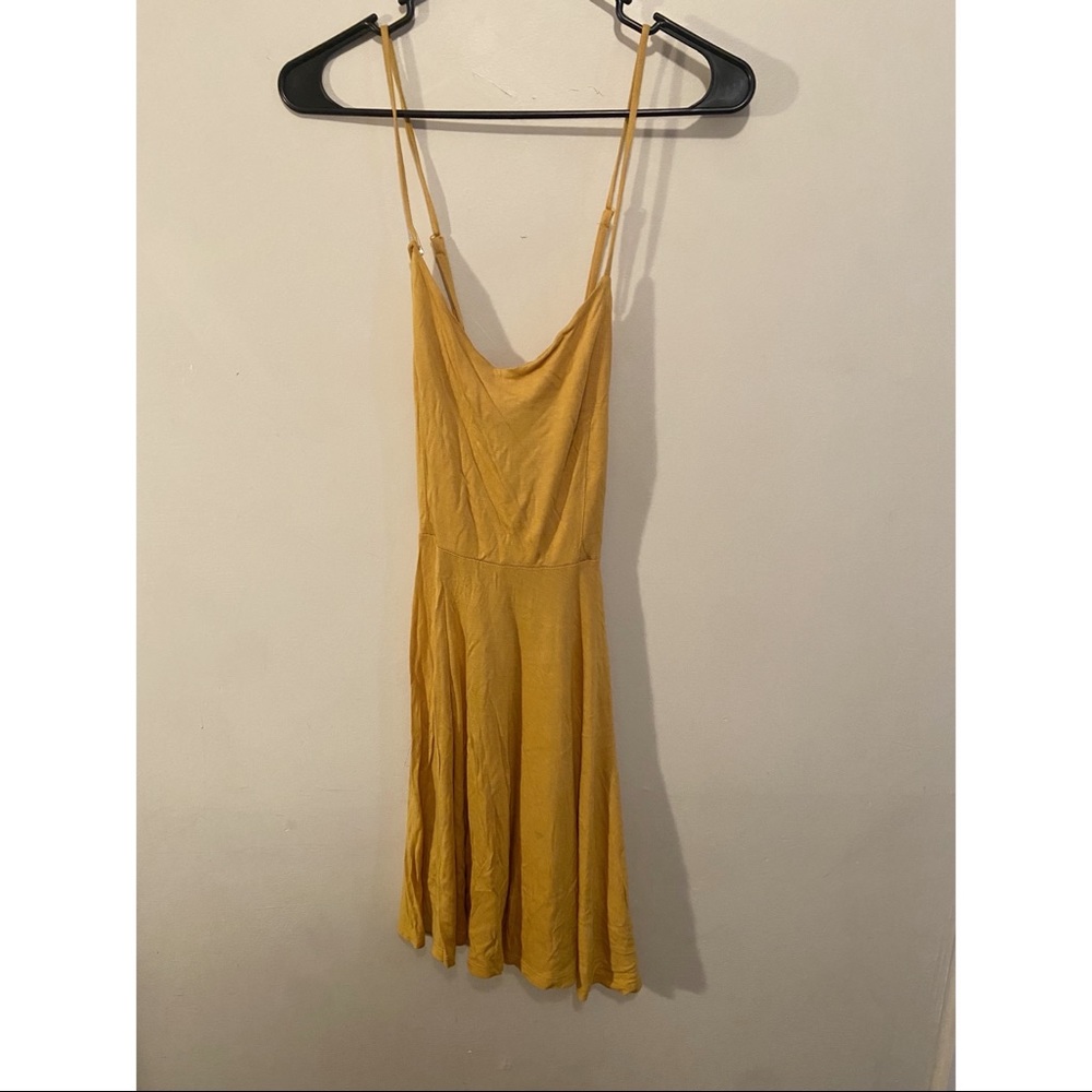 Short Forever 21 Marigold Mustard Summer Dress